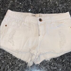 Stylish White Women's Shorts